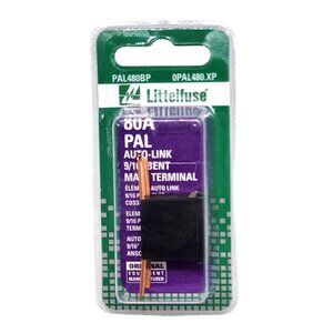 Adv Littelfuse 80A PAL Auto-Link 9/16" Bent Male Terminal OEM Automotive Fuse